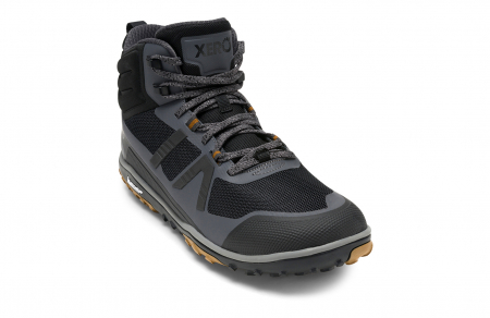 Ghete barefoot drumeție XERO SHOES SCRAMBLER MID II Bărbați – Negru & gri [6]
