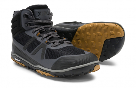 Ghete barefoot drumeție XERO SHOES SCRAMBLER MID II Bărbați – Negru & gri [2]