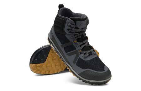Ghete barefoot drumeție XERO SHOES SCRAMBLER MID II Bărbați – Negru & gri [9]