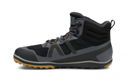 Ghete barefoot drumeție XERO SHOES SCRAMBLER MID II Bărbați – Negru & gri [10]