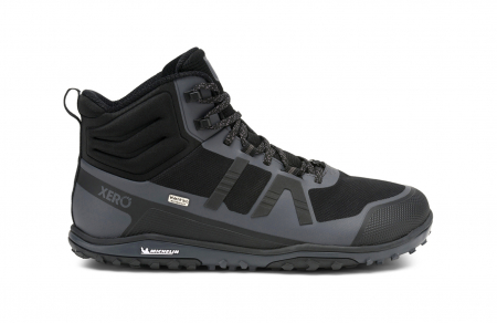 Bărbați - Ghete barefoot drumeție bărbați XERO SHOES Scrambler MID II WP – Negru