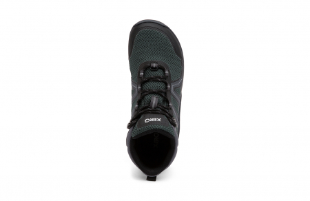Ghete barefoot drumeție XERO SHOES XCURSION FUSION Femei – Verde închis & negru [4]