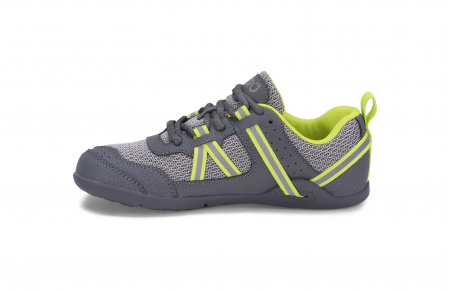 Pantofi sport barefoot copii XERO SHOES PRIO YOUTH – Gri & lime [7]