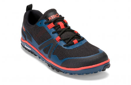 Pantofi sport barefoot XERO SHOES SCRAMBLER LOW Bărbați – Negru, albastru & portocaliu [4]