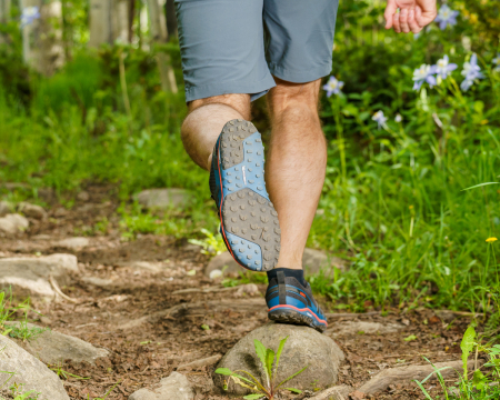 Pantofi sport barefoot XERO SHOES SCRAMBLER LOW Bărbați – Negru, albastru & portocaliu [11]