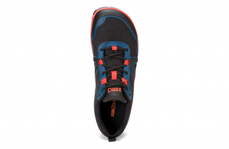 Pantofi sport barefoot XERO SHOES SCRAMBLER LOW Bărbați – Negru, albastru & portocaliu [13]