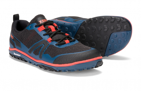 Pantofi sport barefoot XERO SHOES SCRAMBLER LOW Bărbați – Negru, albastru & portocaliu [2]