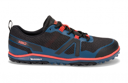 Bǎrbați - Pantofi sport barefoot XERO SHOES SCRAMBLER LOW Bărbați – Negru, albastru & portocaliu