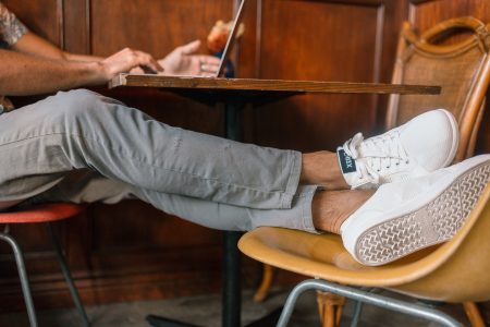 Sneakers barefoot XERO SHOES DILLON  Bărbați – Alb [1]