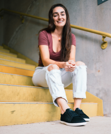 Sneakers barefoot XERO SHOES DILLON  Femei – Negru [3]