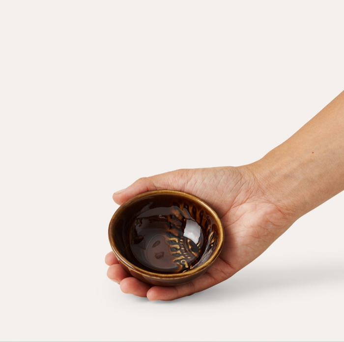 Bol mic decorativ maro [2]