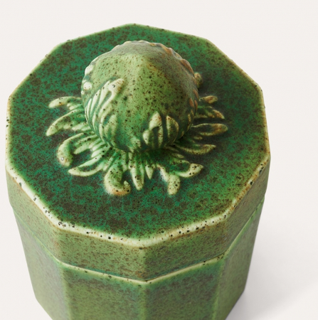 Recipient depozitare din ceramica verde [2]