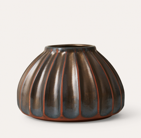 Ceramica - Vaza ceramica bronz mare