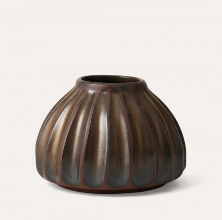 Ceramica - Vaza ceramica bronz mica