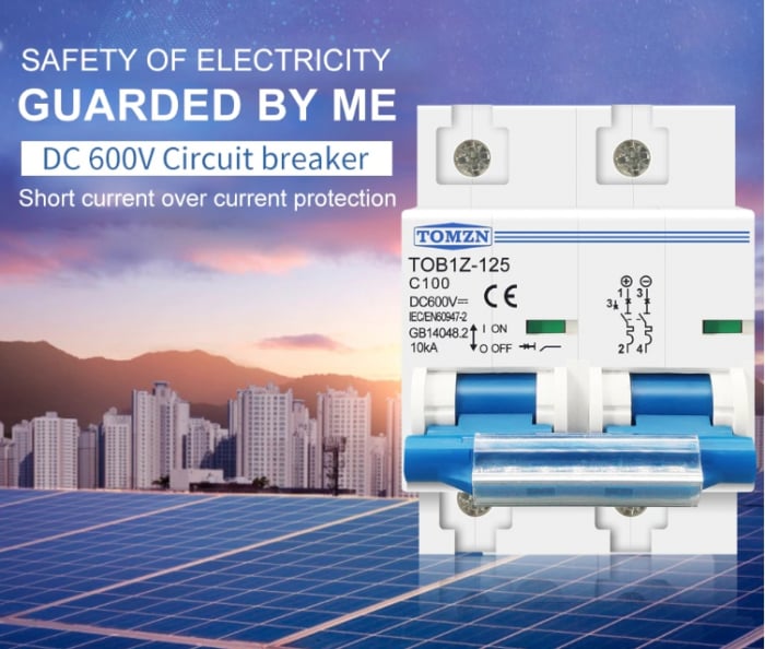 100A 600 V Siguranta Automata Curent Continuu 2P 600V 100A [4]