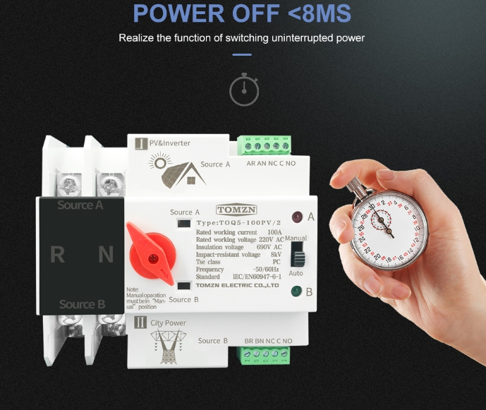 Comutator automat transfer 2P 100A [2]