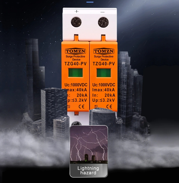 2P 800V Descarcator Protectie Curent Continuu 2P 800V 20KA-40KA [2]