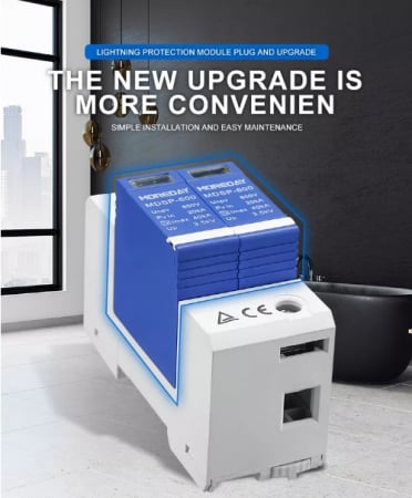 2P 1000V Descarcator Protectie Curent Continuu 2P 1000V 20KA-40KA [1]