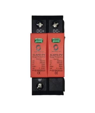 Descarcator supratensiune 500VDC, Pentru panouri fotovoltaice, SPD 2P [1]