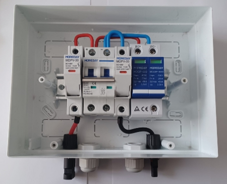 Tablou de protectie sistem fotovoltaic 3 - 5KW, monofazic, uz rezidential, TVA 5% [8]