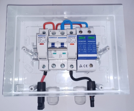 Tablou de protectie sistem fotovoltaic 3 - 5KW, monofazic, uz rezidential, TVA 5% [9]