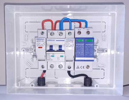 Tablou de protectie sistem fotovoltaic 3 - 5KW, monofazic, uz rezidential, TVA 5% [3]