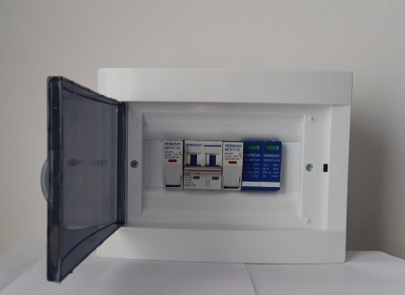 Tablou de protectie sistem fotovoltaic 3 - 5KW, monofazic, uz rezidential, TVA 5% [1]