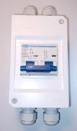 Tablou de protectie sistem fotovoltaic sau  baterii 80A, 100A, 125A, monofazic, uz rezidential, TVA 5% - Raldio [1]