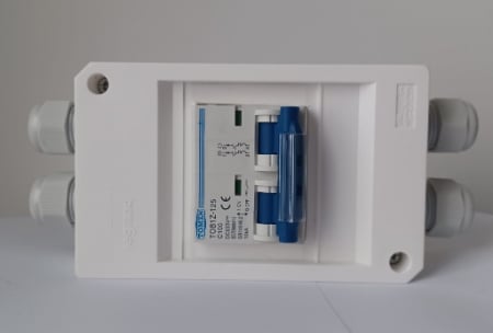 Produse - Tablou de protectie sistem fotovoltaic sau  baterii 80A, 100A, 125A, monofazic, uz rezidential, TVA 5% - Raldio