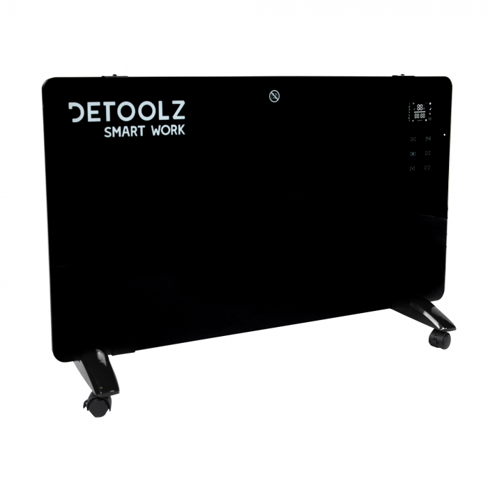 Convector electric 1000W/2000W, negru, WIFI, Detoolz DZ-EI115 [2]