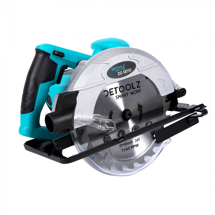 Fierastrau electric circular de mana 1500W, 185mm, Detoolz DZ-SE151 [3]