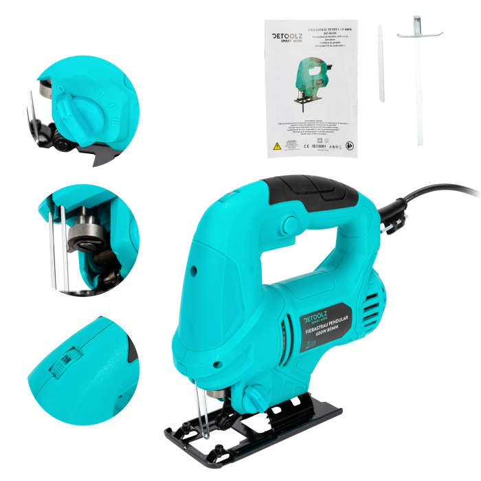 Fierastrau pendular 450W, 55mm, Detoolz DZ-SE104 [4]