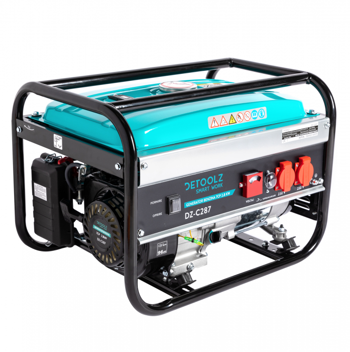 Generator pe benzina 7CP, 2.8KW, Detoolz DZ-C287 [2]