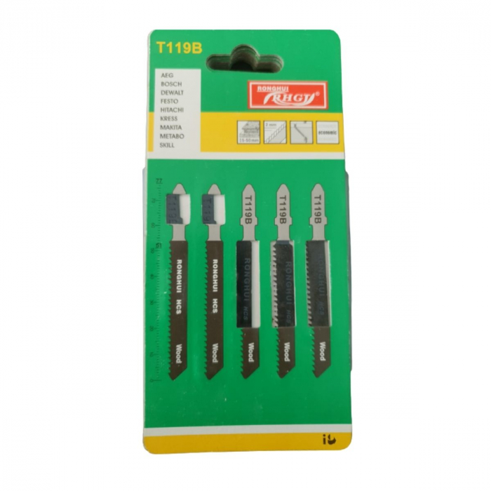 Set lame T119B pentru fierastrau pendular, Micul Fermier GF-2181 [1]