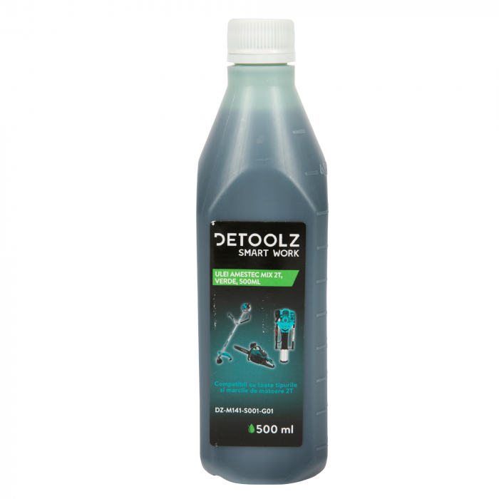 Ulei amestec, MIX, 2T, VERDE, 500ml, Detoolz DZ-M141-S001-G01 [1]