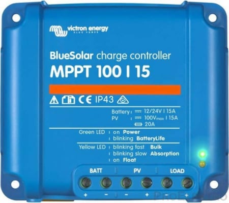 Regulatoare MPPT - Regulator MPPT BlueSolar 100/15