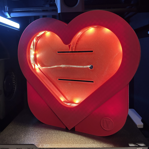 Carcasă Love + LED (Fără Lito 3D) [1]