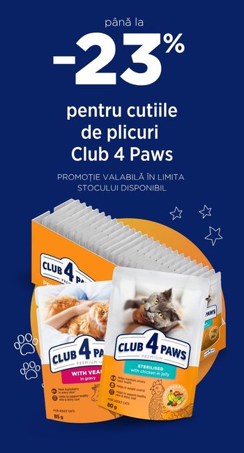 C4P Plic pisici Septembrie 20% Lista produse