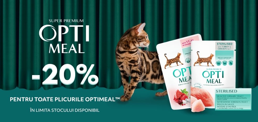 Opti plicuri 20% pisici Aug
