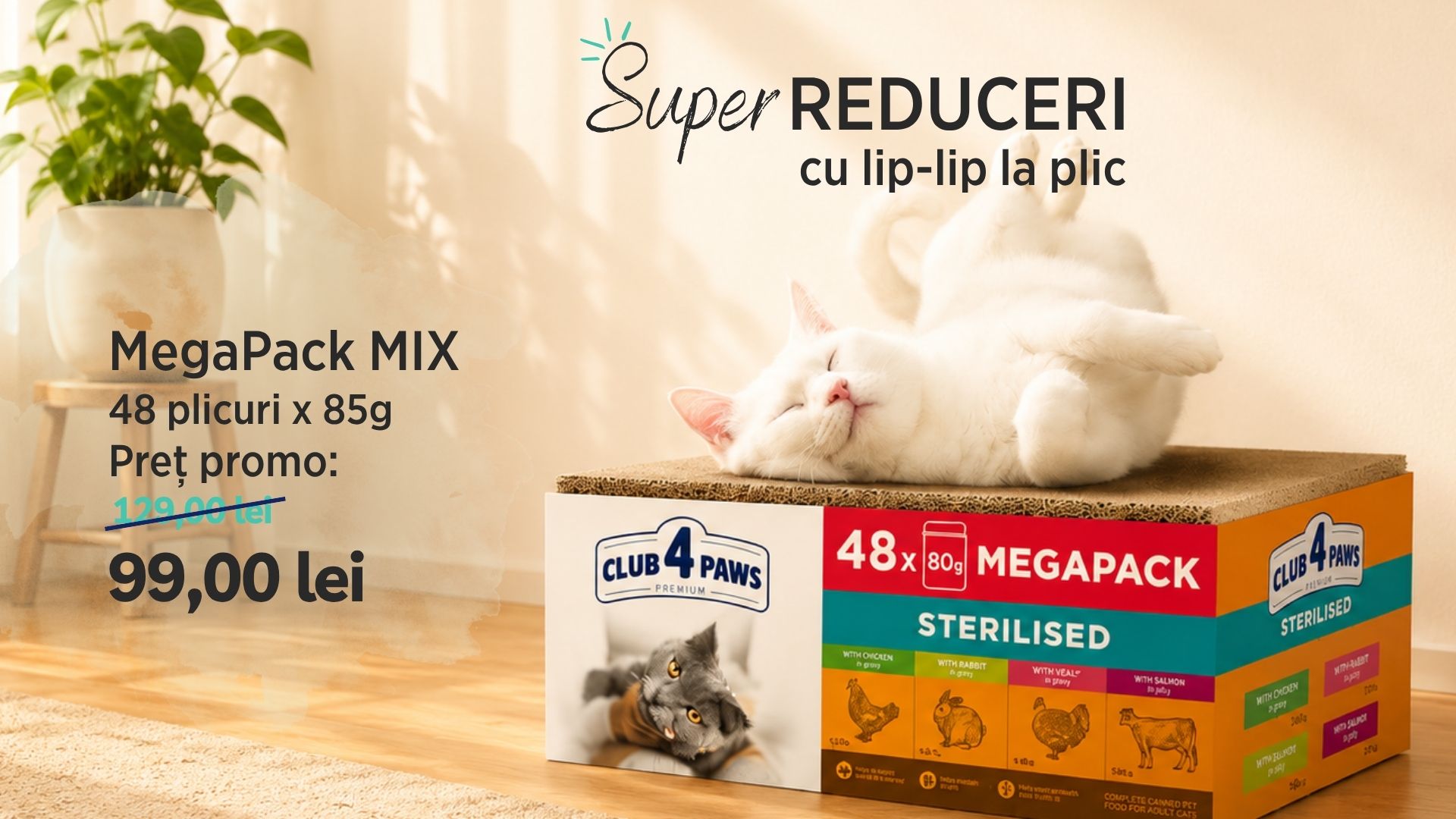 Mega Pack steril 99 lei