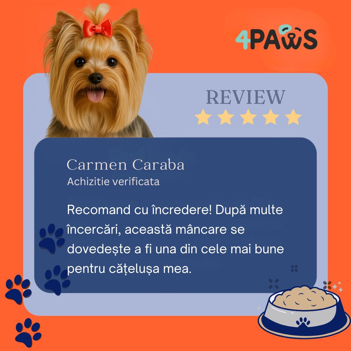 Club4Paws = nutriție completă + iubire necondiționată