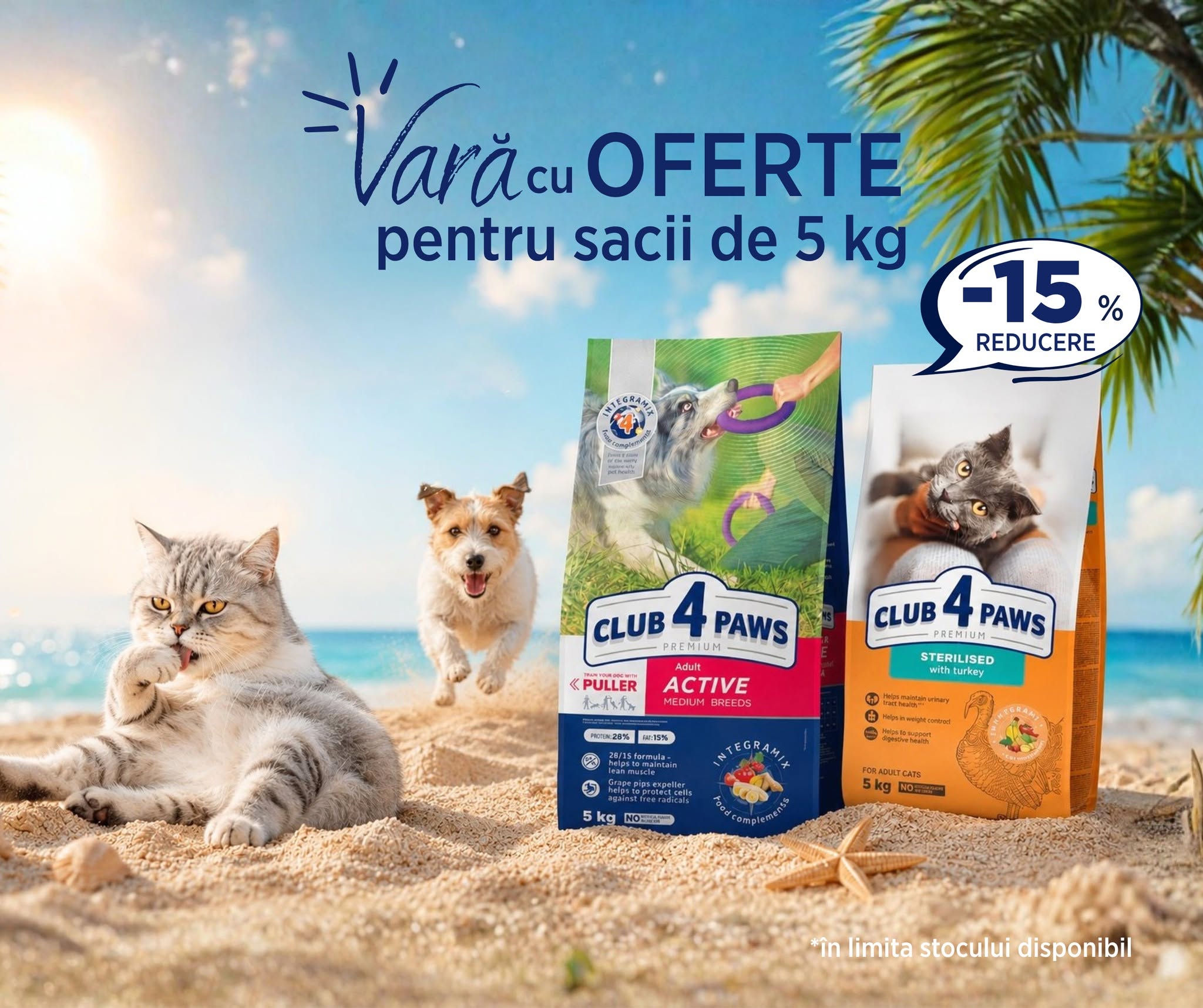 Vara este mai frumoasă când companionul tău este bine hrănit