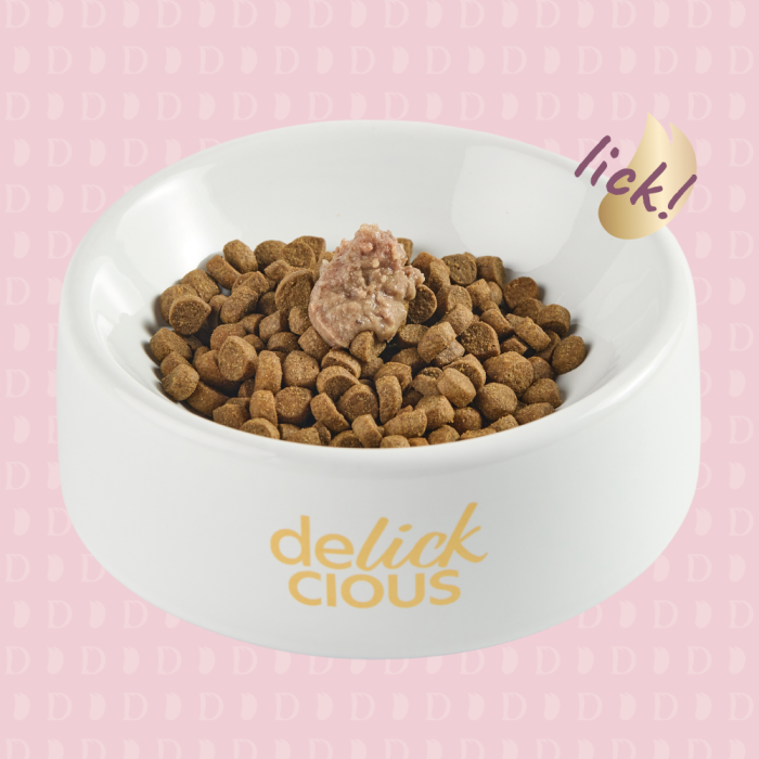 DELICKCIOUS, Recompense cremoase pisici - Miel, Orez Brun și Dovlecel, 60g [5]