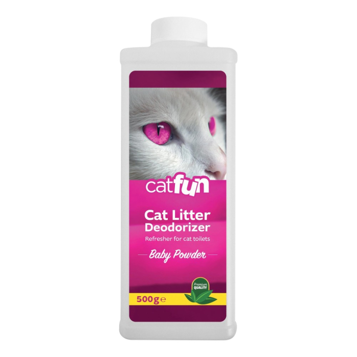 CatFun, Neutralizator mirosuri litiera, Baby Powder, 500g [1]