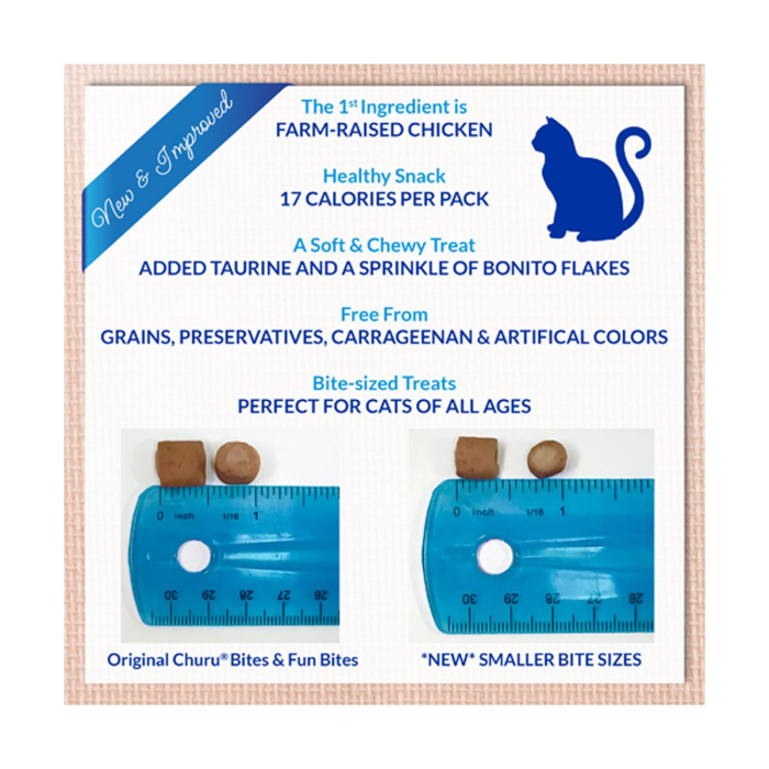 Churu Fun Bites, Recompense pentru Pisici cu Pui, 8x12g [4]