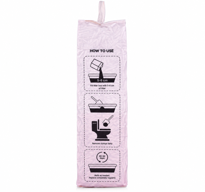 Clean Vivi Asternut igienic pentru pisici, Tofu - Lavanda, 5L/2.1kg [2]