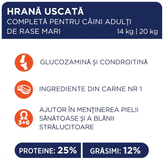 CLUB4PAWS, Hrana uscata pentru caini de talie mare [3]