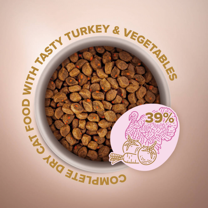 Club4Paws Selection, Hrana uscata pisici, vita si legume [2]