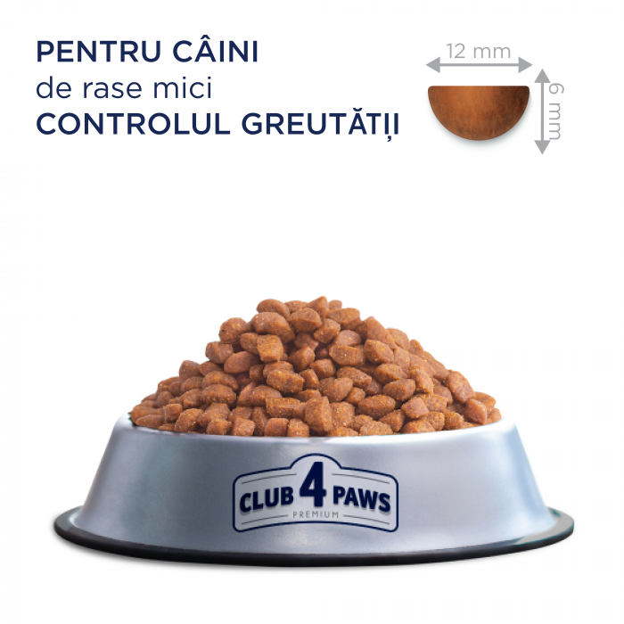 Club 4 Paws Light Hrana uscata caini adulti sterilizati de talie mica, 5kg [2]