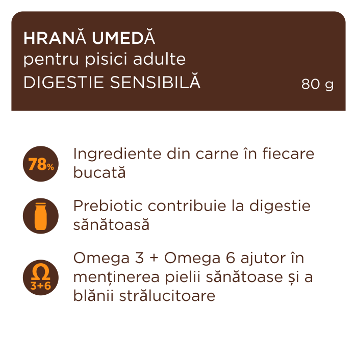Club 4 Paws Premium, Hrana umeda pisici, Sensitive, pui in sos, 24x80g [2]